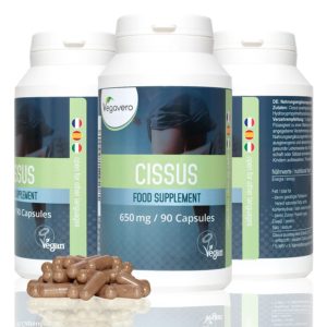 Cissus quadrangularis Kapseln und Dose