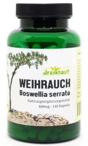 Weihrauch-Kapseln in Dose