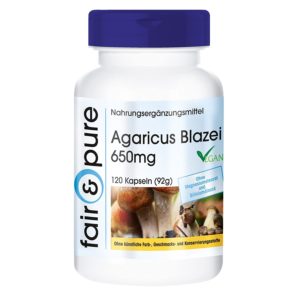 Agaricus Blazei 650mg (ABM, Agaricus Blazei Murill