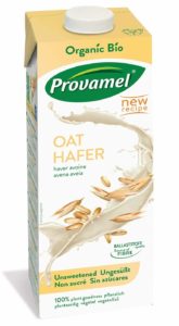 Provamel Haferdrink auf weissem Grund